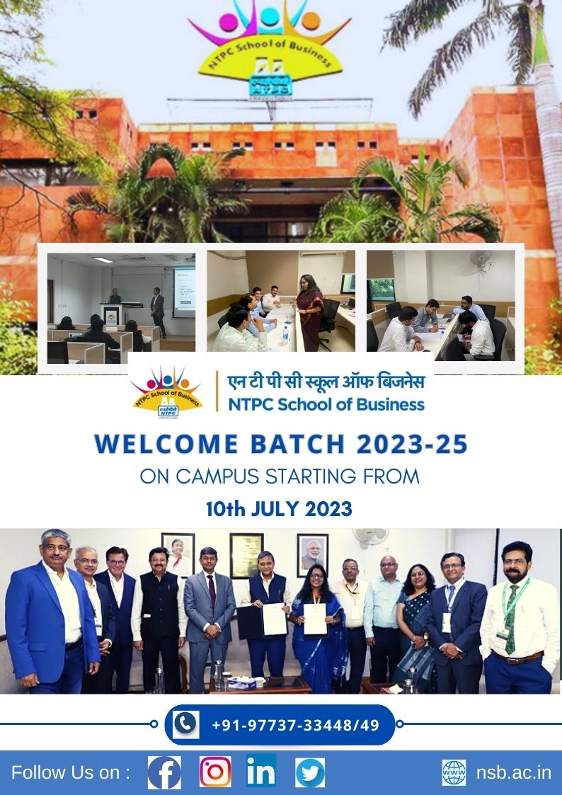 NSB Welcomes our PGDM EM Batch 6 in the World of Energy.